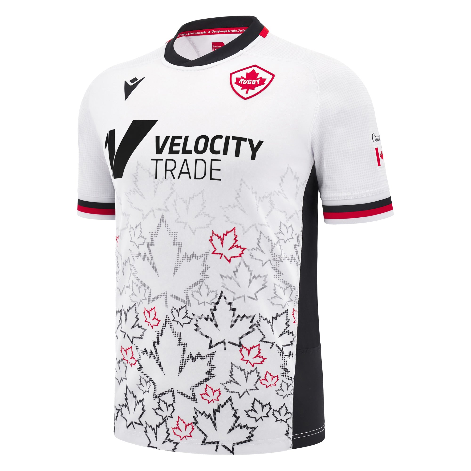Authentic Canada Youth 7s Away Replica Rugby Jersey - Official Team Uniform for Kids & Teens - Perfect for Rugby Games, Fan Events & Sports Enthusiasts