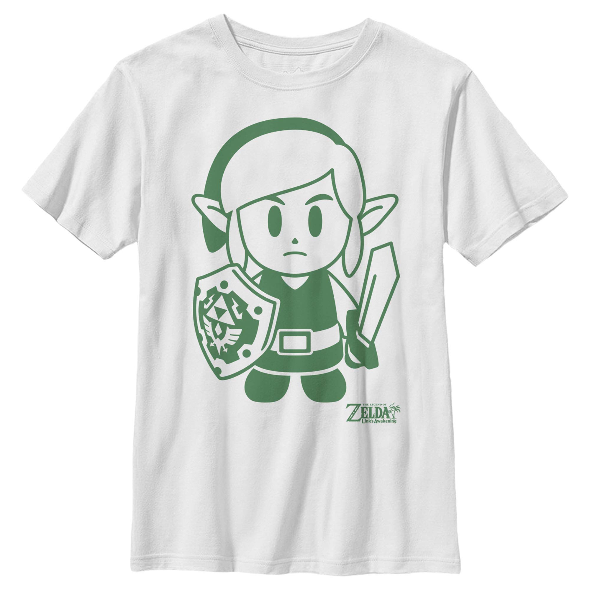 Nintendo Legend of Zelda Link's Awakening T-Shirt for Boys - Official Licensed Video Game Graphic Tee | Perfect for Cosplay, Gaming Events & Everyday Wear