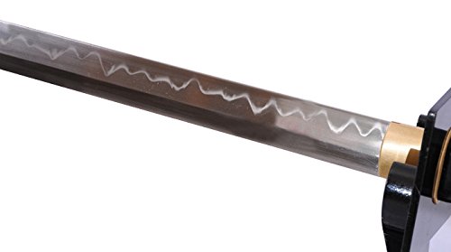 Hand Forged Japanese Samurai Ninja Sword - Razor Sharp Full Tang T10 Steel Blade with Clay Tempering | Authentic Katana for Martial Arts Training, Cosplay & Collectors