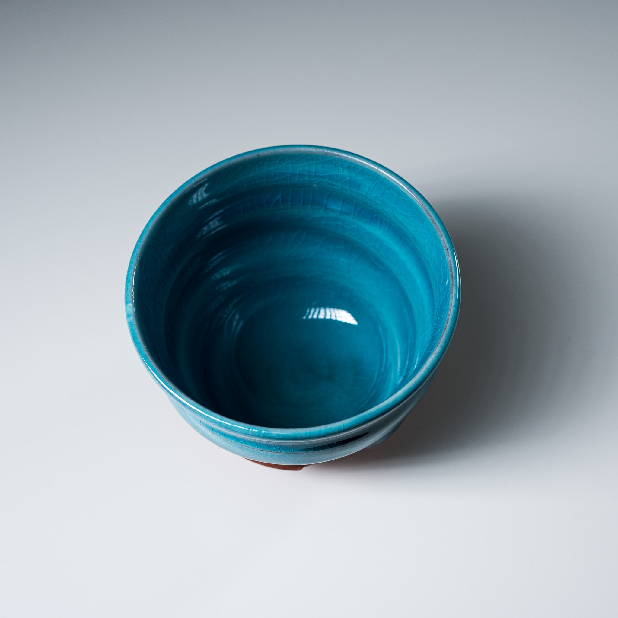 NINSHU Tea Cup and Dessert Bowl Set - Premium Ceramic SOUKU / 蒼空 Collection - Perfect for Japanese Tea Ceremony, Dessert Serving, and Home Decor