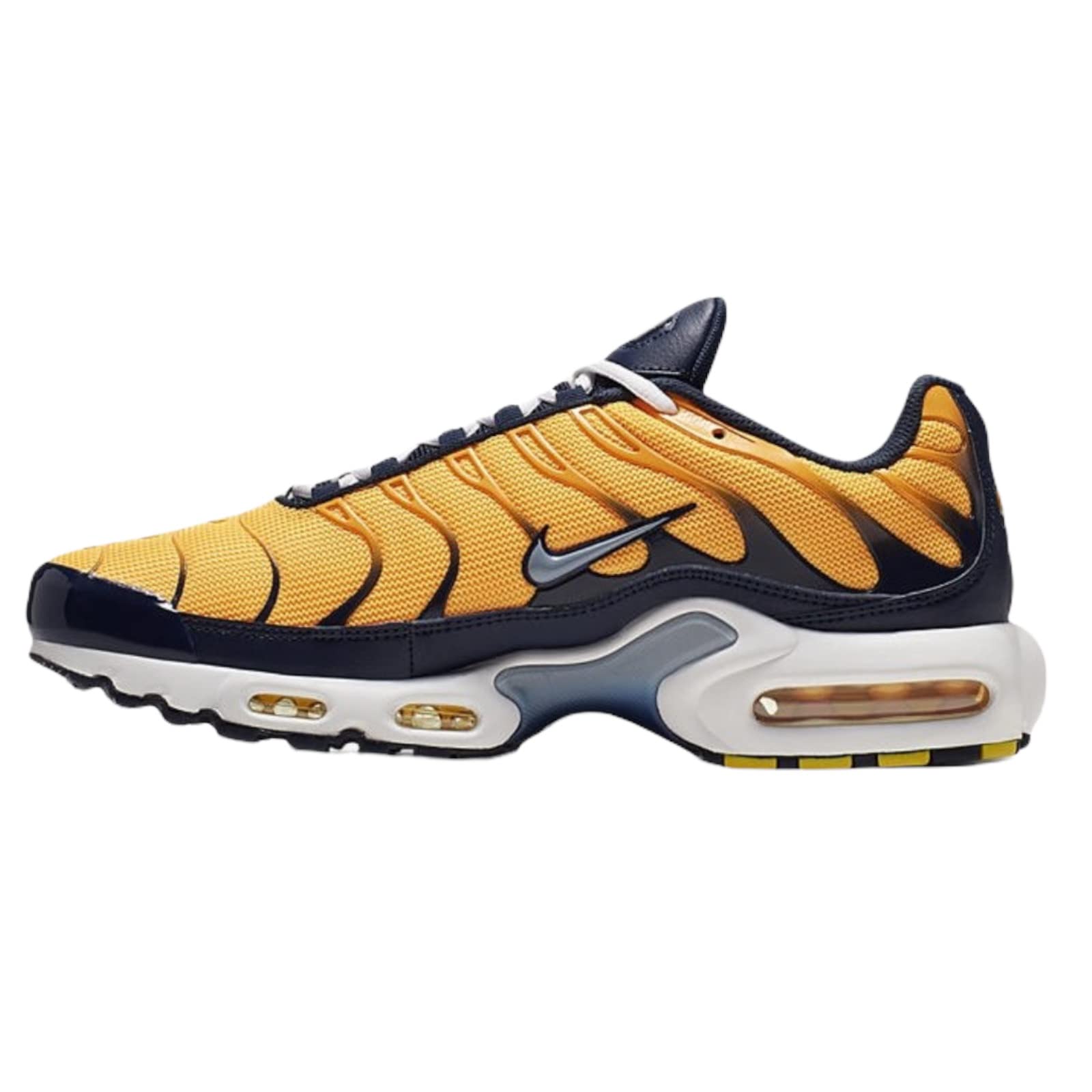 Nike Air Max Plus Kids Running Shoes - Yellow & Blue BV0047-800 | Lightweight Cushioned Sneakers for School, Sports & Everyday Wear