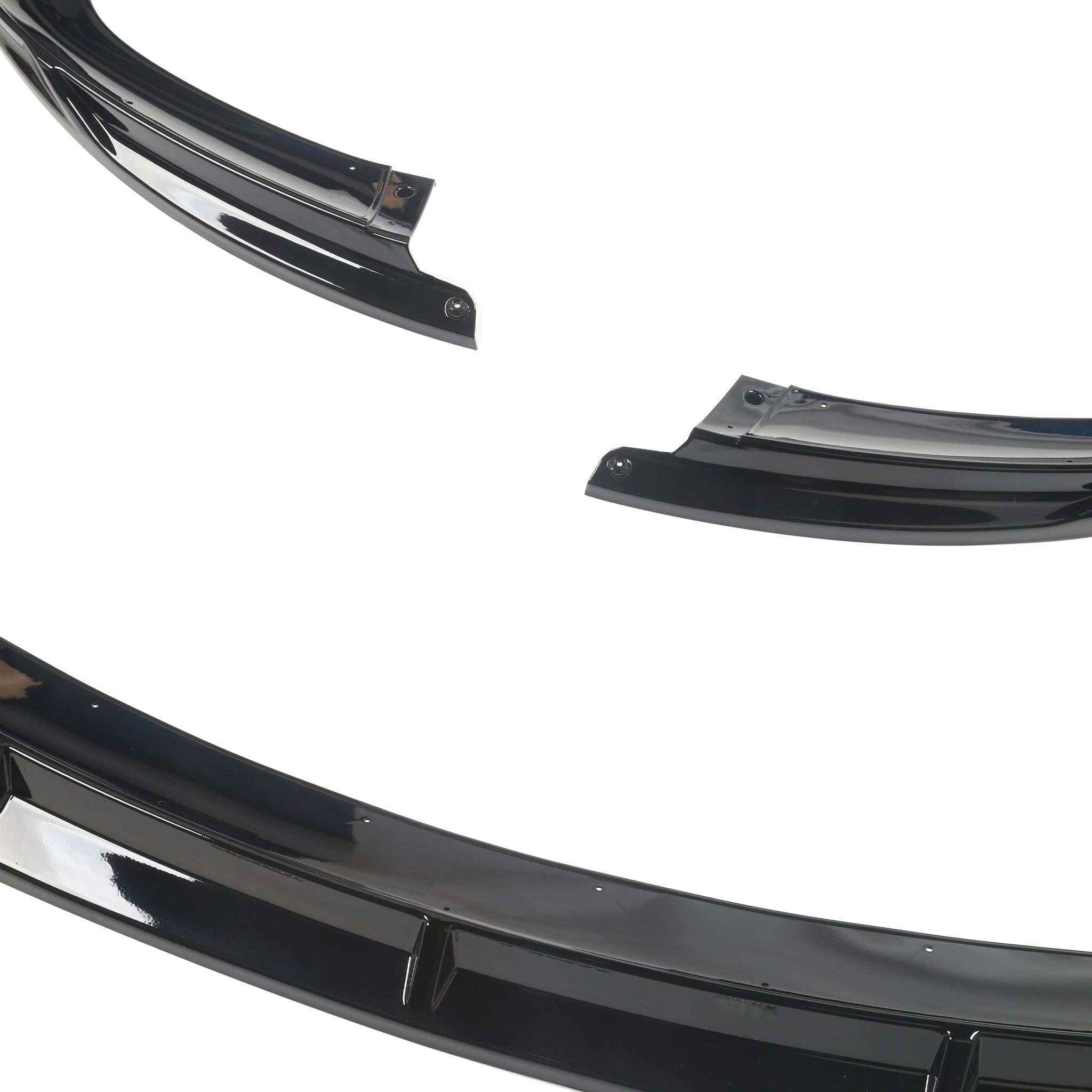 2024 Tesla Model 3 Highland Aero Front Lip Spoiler Kit (3-Piece) - Carbon Fiber Style - Enhanced Aerodynamics & Sporty Look - Perfect for Street Racing & Car Shows