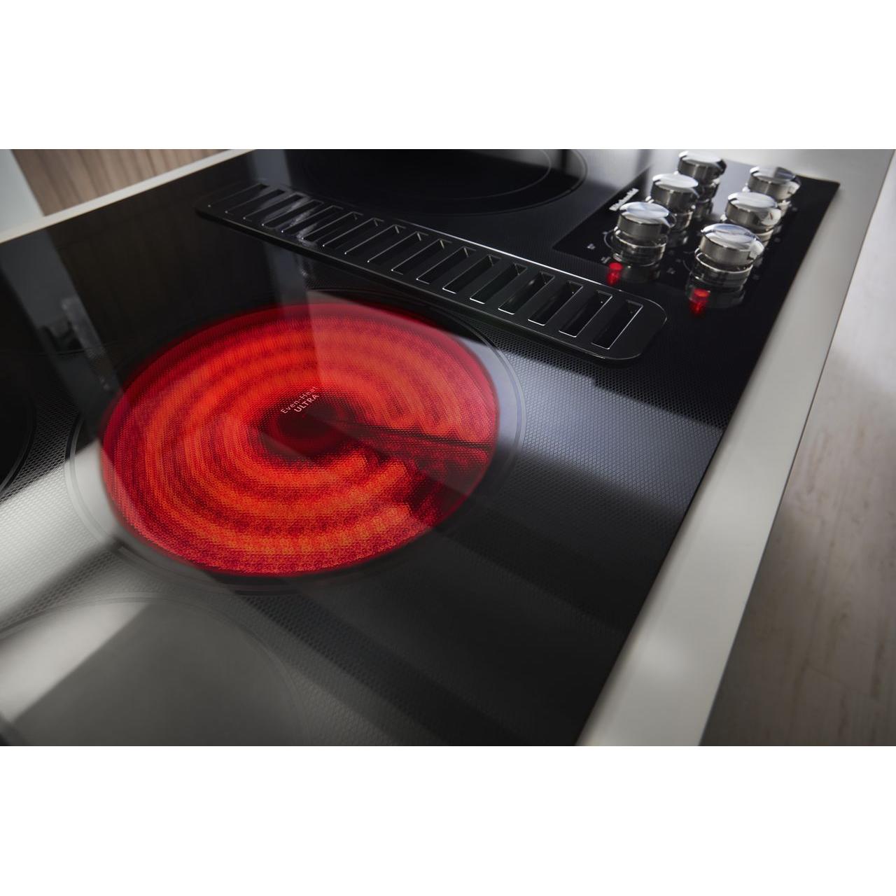 KitchenAid 36-Inch Built-In Electric Cooktop with 5 Burners - KCED606GBL | Perfect for Modern Kitchens, Cooking Enthusiasts & Home Chefs