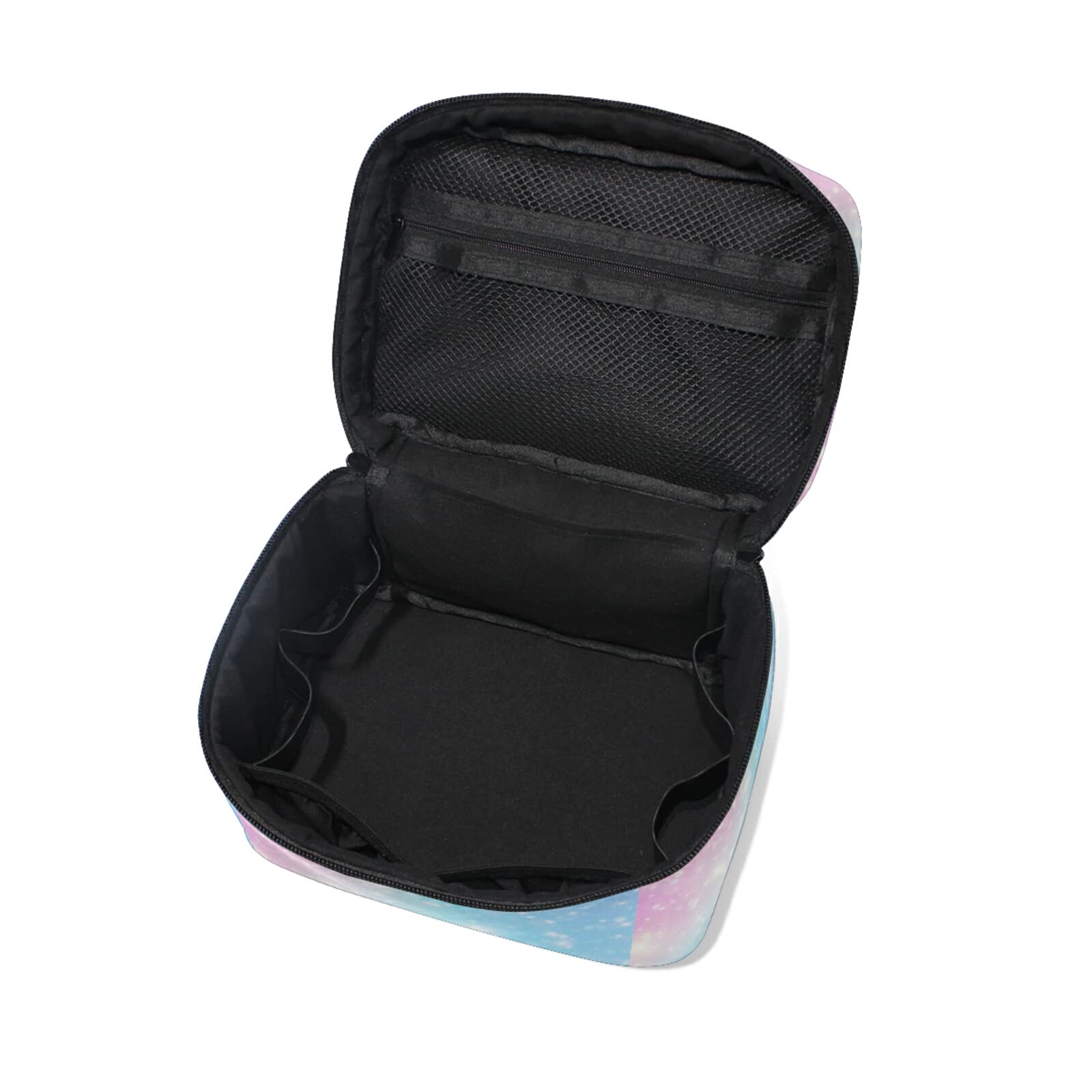 Art Rainbow Star Makeup Bag for Women - Waterproof Cosmetic & Toiletry Travel Case - Perfect for Travel, Gym, and Daily Organizer