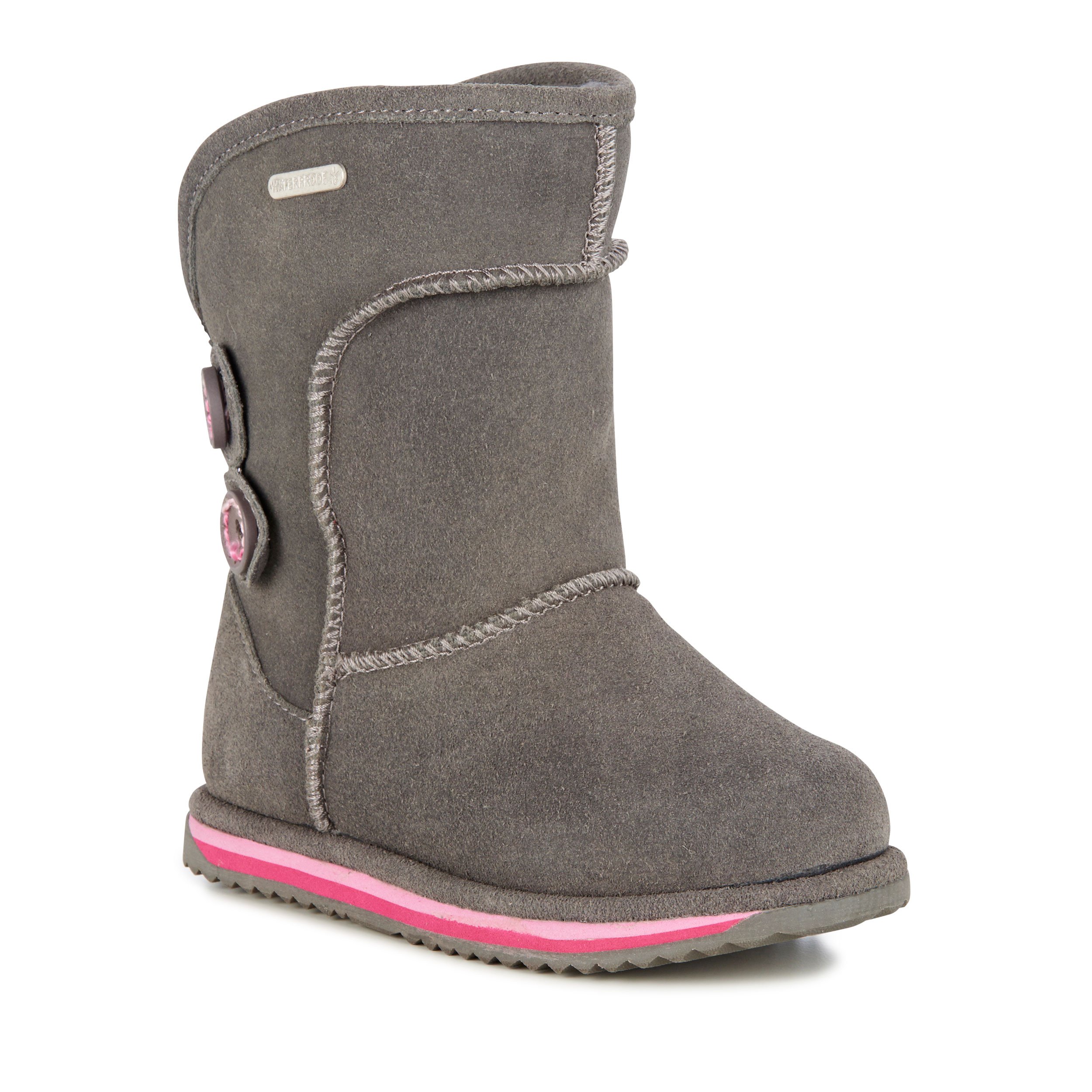 EMU Australia Unisex Kids Charlotte Waterproof Snow Boots - Warm Winter Boots for Boys & Girls - Perfect for Snow Play, Hiking & Outdoor Adventures