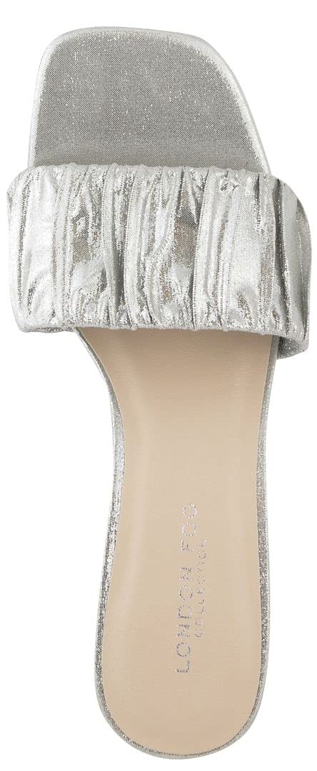 London Fog Women's Leana Comfort Heeled Sandals for Dressy Occasions