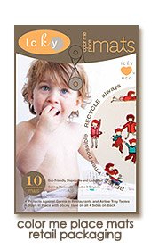 Eco-Friendly Color Me Placemats for Kids - Washable & Reusable Table Mats for Creative Dining, Arts & Crafts, and Family Mealtime Fun