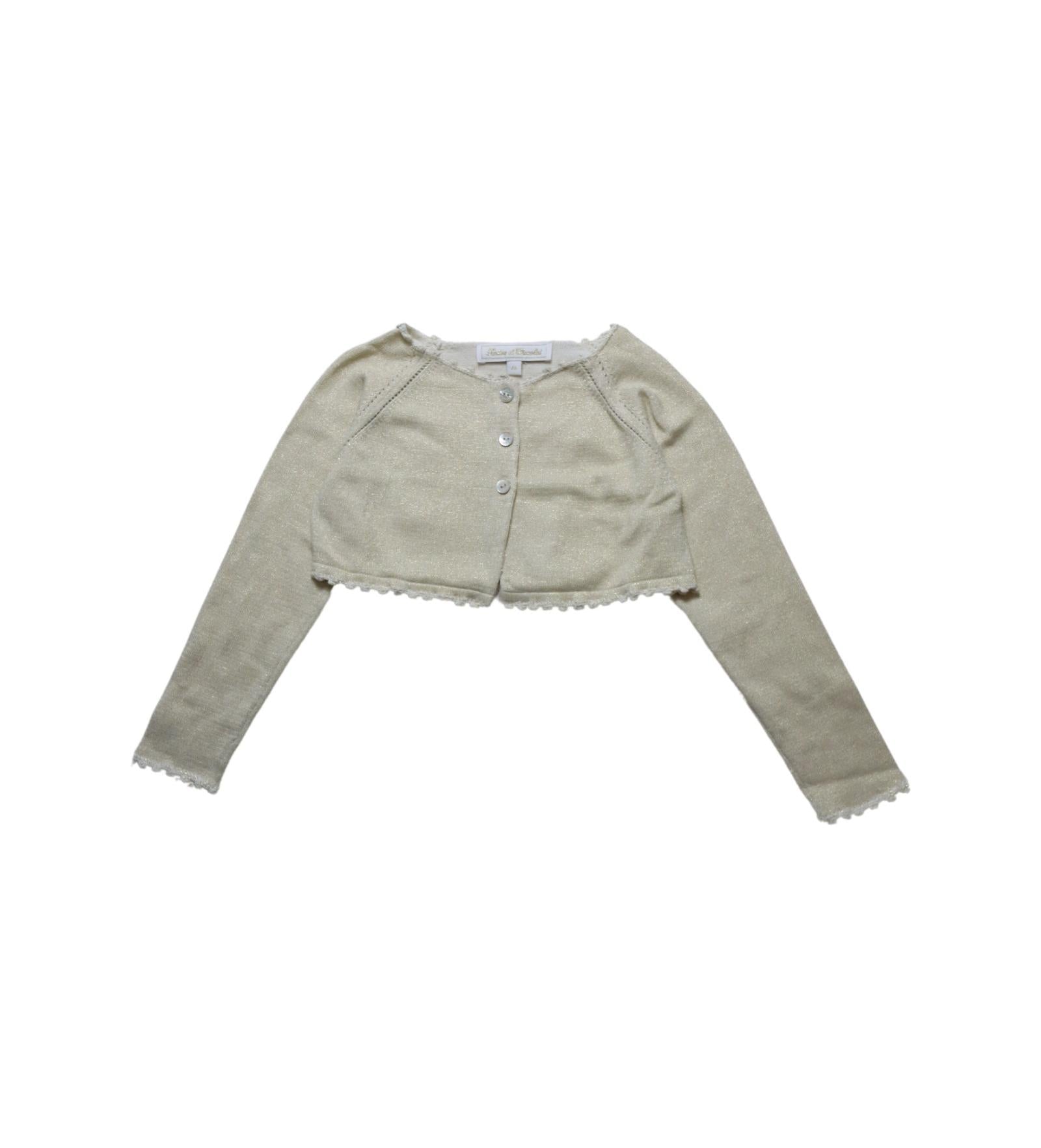 Angel's Face Cardigan for Girls 4T - Soft Knit Sweater for Toddlers - Perfect for Preschool, Playdates & Family Outings