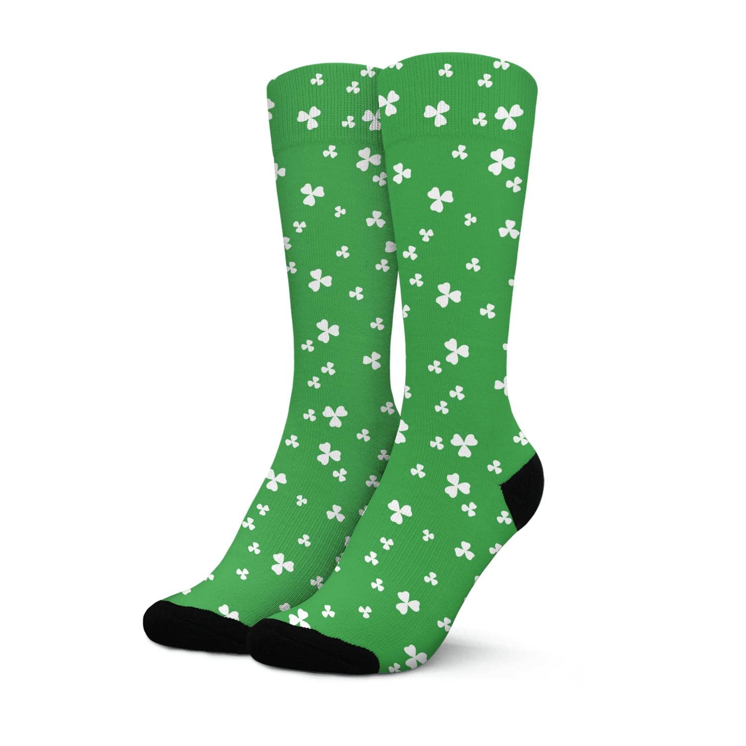St. Patrick's Day Socks for Women - Cute High Calf Running & Cycling Socks - Perfect Gift for Irish Celebration