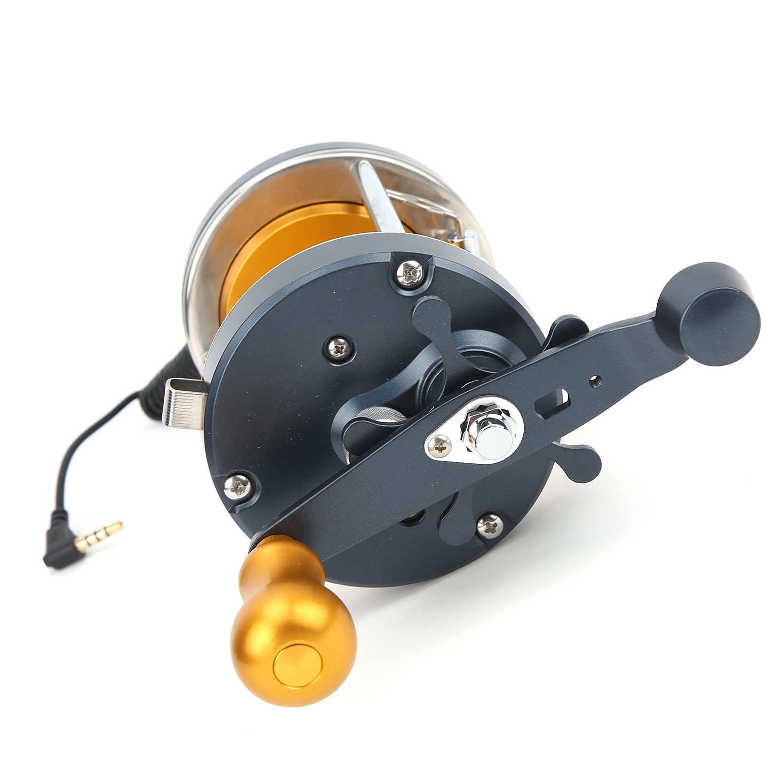 Zopsc-1 Aluminum Alloy Fishing Reel - Adjustable Anchor Drum for Saltwater & Freshwater Fishing - Perfect for Lake, Beach, Ocean Boat Fishing & Offshore Angling Adventures