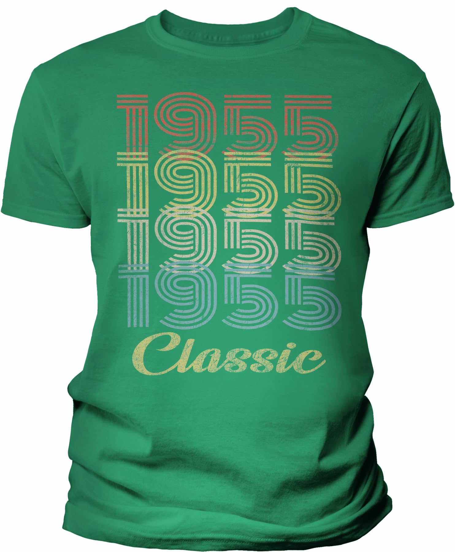 Vintage 1955 Retro 70th Birthday T-Shirt for Men - Classic 70 Years Old Gift Idea - Perfect for Birthday Parties & Milestone Celebrations