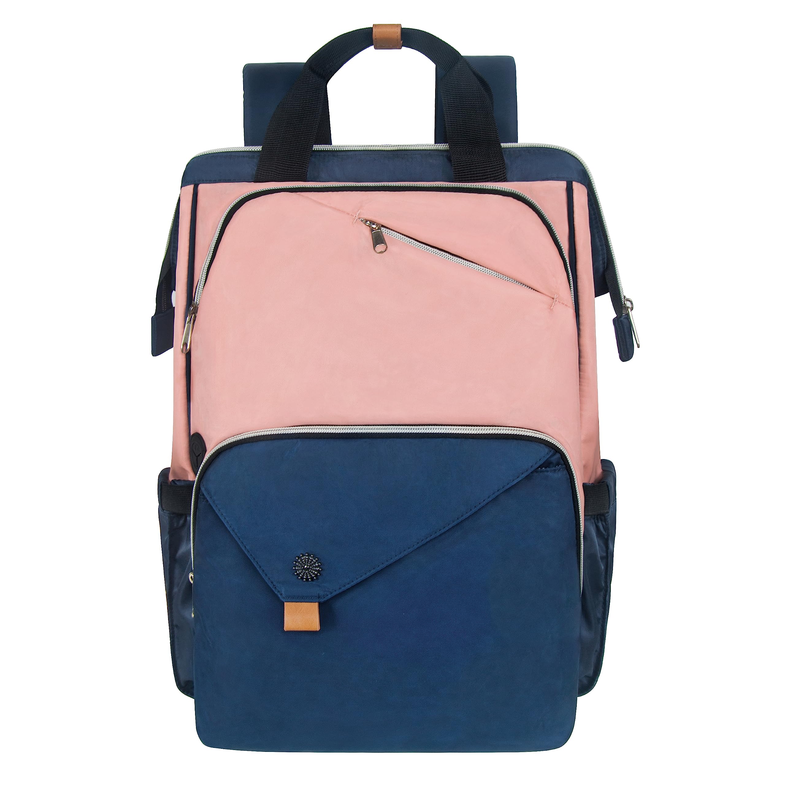 Hap Tim Pink Laptop Backpack for Women - Stylish Travel & Work Backpack with USB Charging Port (7651-BP) - Perfect for Business Trips, College & Daily Commute