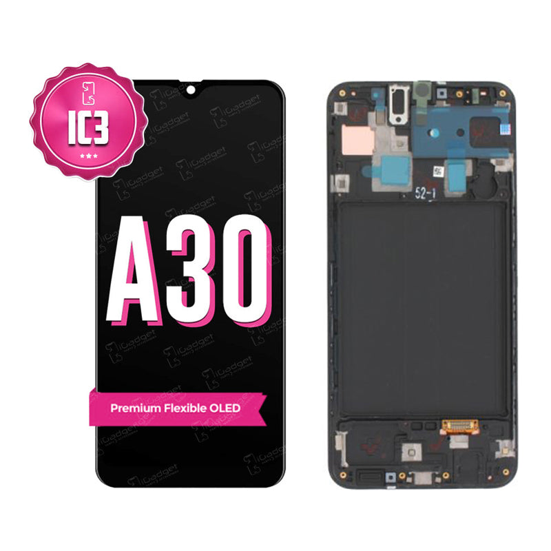 Samsung Galaxy A30 LCD Screen Replacement - OLED Display with Touch Digitizer - Compatible with Samsung A30 IC3 - Perfect for DIY Phone Repair & Screen Replacement at Home or Office