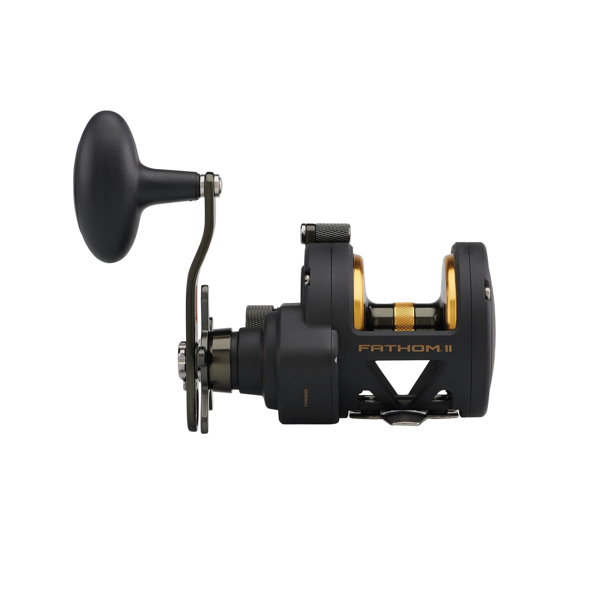PENN Fathom™ II Star Drag Conventional Fishing Reel - Saltwater & Freshwater Fishing Gear for Offshore, Surf, and Boat Anglers