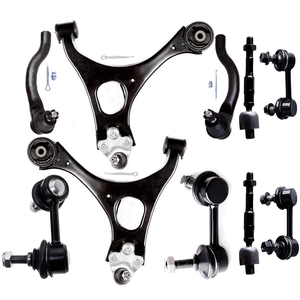 OCPTY 10-Piece Control Arm Kit for 2006-2011 Honda Civic - Smooth Ride & Handling
