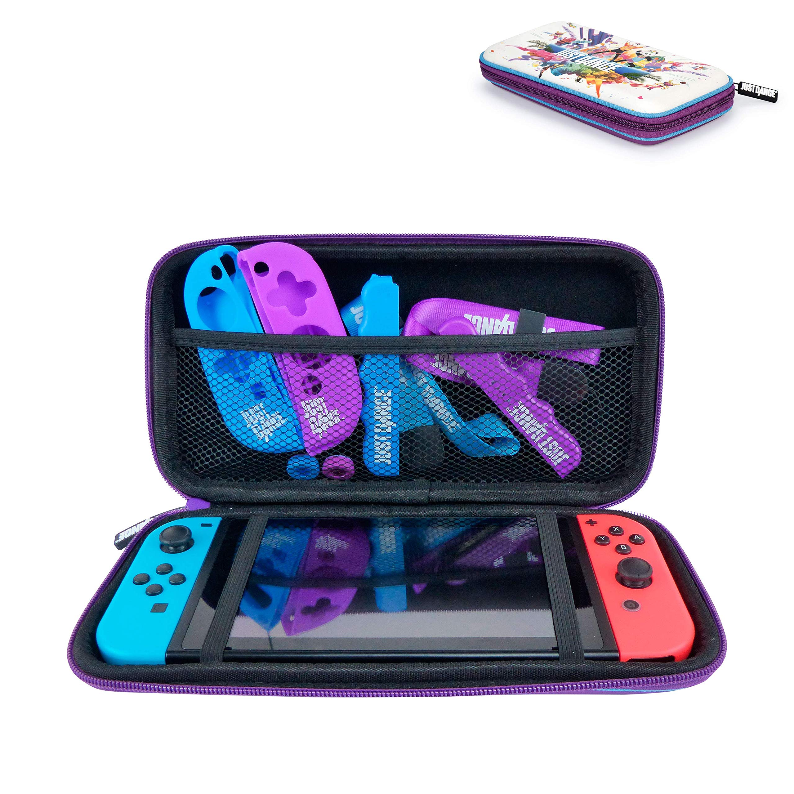 Shockproof Hard Shell Travel Case for Nintendo Switch - Durable EVA Storage Bag with Zipper for Gaming Console & Accessories - Perfect for Travel, Commuting & Home Storage