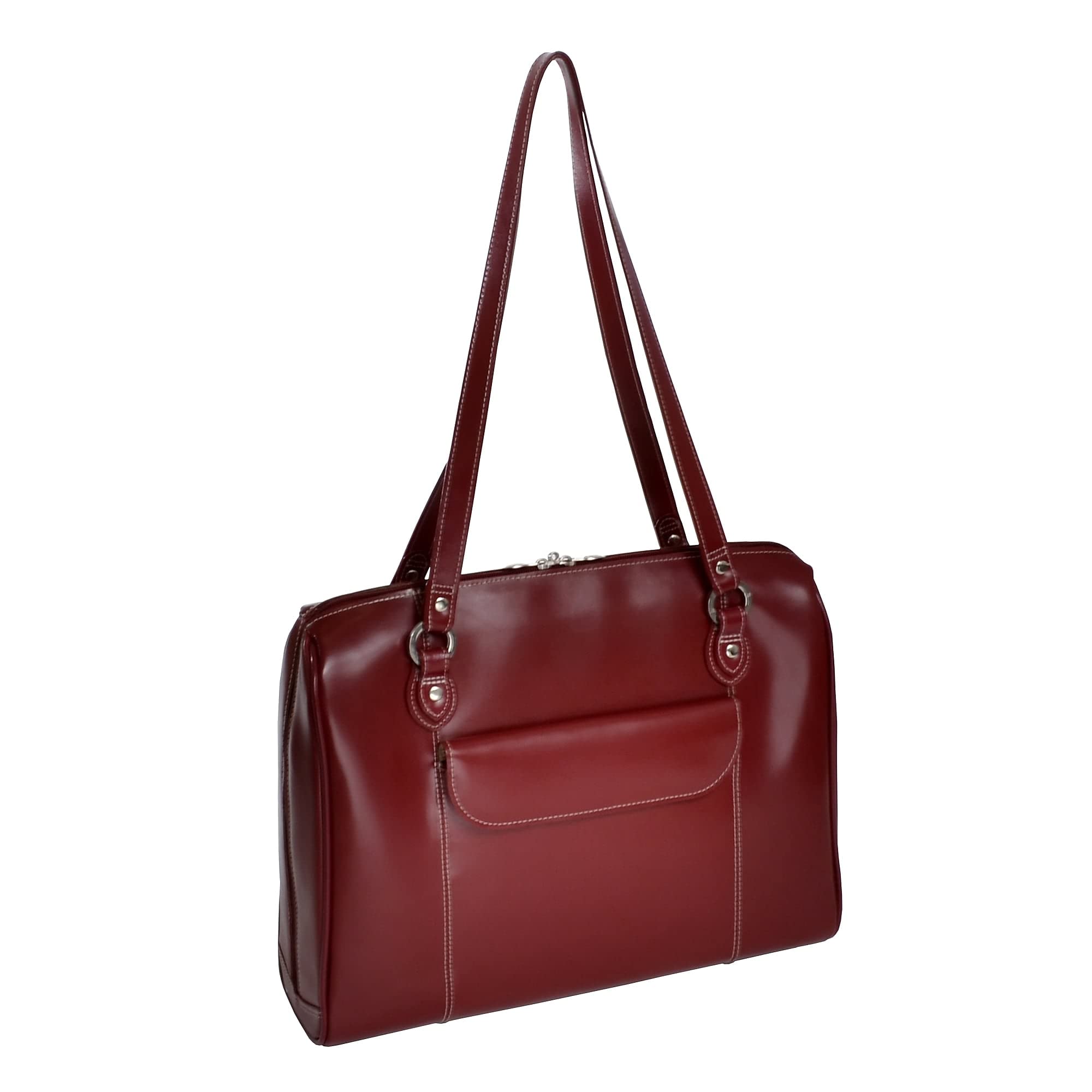 McKlein Genuine Leather Shoulder Bag for Men & Women - Stylish & Durable Crossbody Bag for Work, Travel & Everyday Use