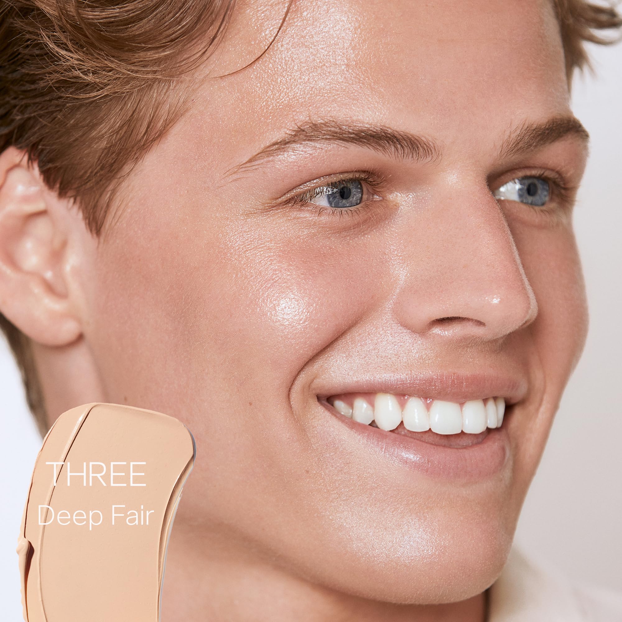 Saie Slip Tint SPF 35 Tinted Moisturizer - Light Coverage Hydrating Foundation with Hyaluronic Acid & Zinc Oxide Sunscreen - Shade Three (1.35 oz) | Daily Wear, Natural Makeup Look, Sun Protection for Face