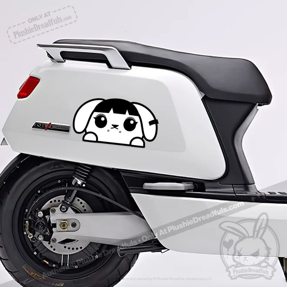 Plushie Dreadfuls Peeking Car Decal Set - Cute Window Stickers for Cars, Trucks & SUVs - Perfect for Personalizing Your Vehicle & Expressing Your Style