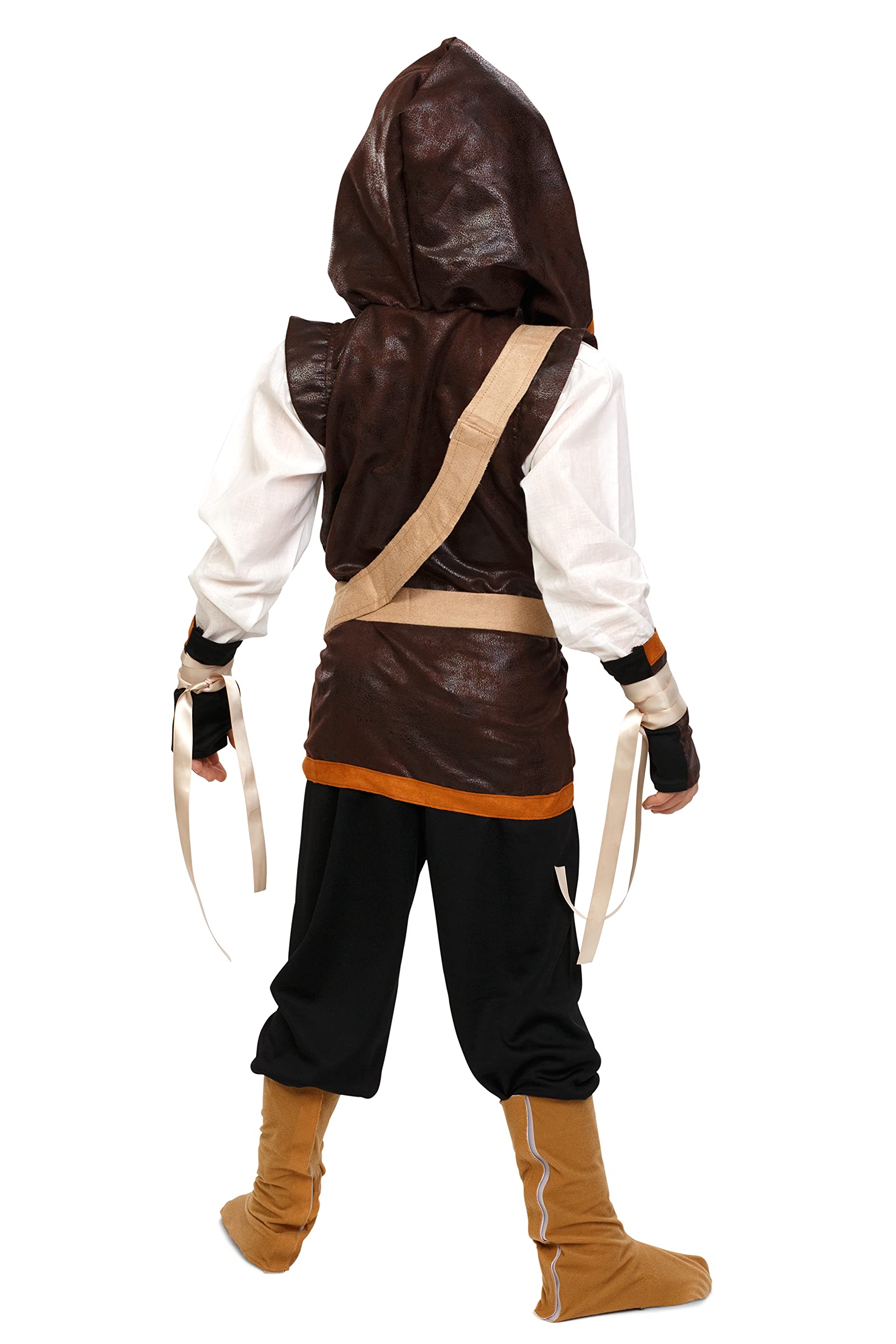 Boys Robin Hood Costume - Medieval Renaissance Archer Outfit for Kids | Halloween Dress Up & Role Play Costume