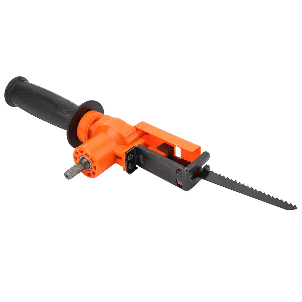 Reciprocating Saw Adapter Kit - Convert Electric Drill into Reciprocating Saw | Portable Power Tool Accessory for Wood Cutting, Metal Sawing & DIY Projects | Ideal for Home Renovation, Construction & Crafting