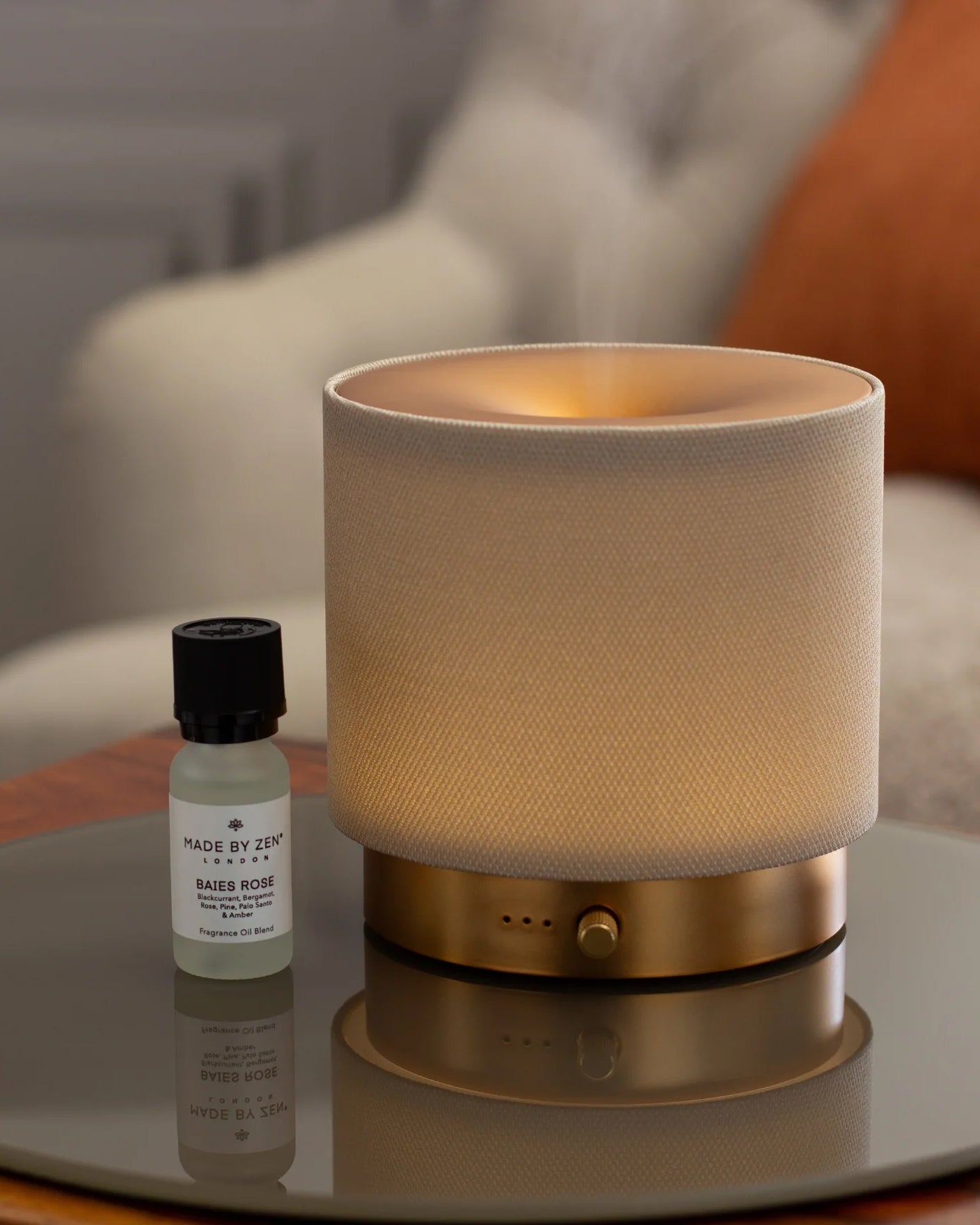 Premium Made By Zen Mira USB Aroma Diffuser - Portable Essential Oil Diffuser for Home, Office & Car - Perfect for Relaxation, Stress Relief & Aromatherapy