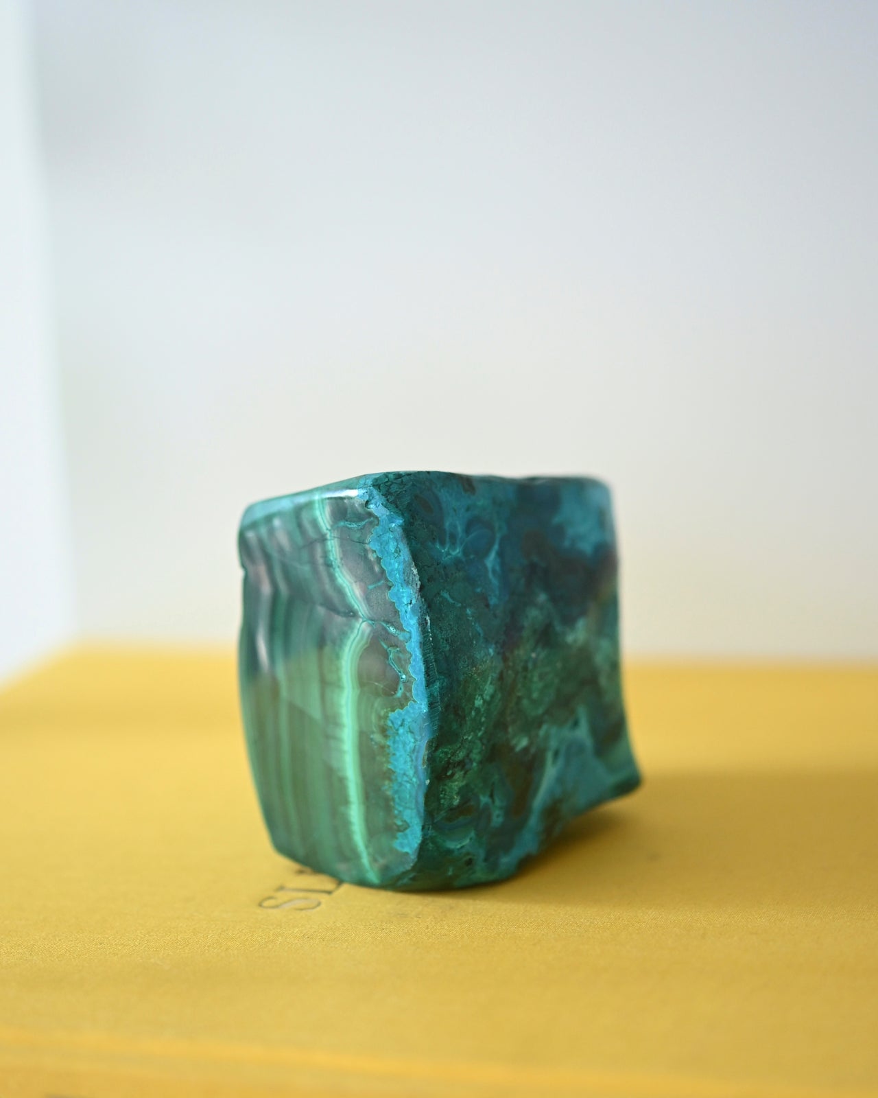 Natural Chrysocolla Malachite Freeform Stone - 4 Inch Healing Crystal for Meditation, Home Decor & Jewelry Making | Spiritual Healing & Energy Work