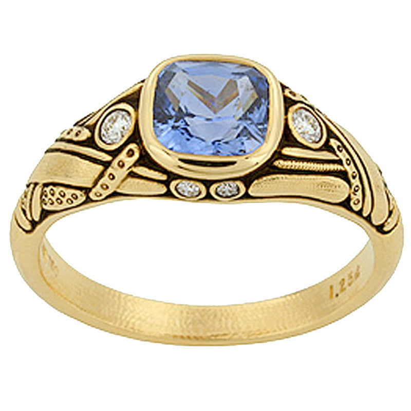Alex Sepkus Reed Ring R 81M - Elegant 18K Gold Stackable Band Ring for Women, Perfect for Everyday Wear, Gifts & Special Occasions