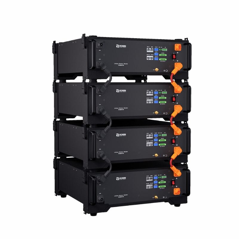 eBRICK Series 5.12kWh Stackable Lithium Battery Module - 10 Year Warranty | Solar Energy Storage, Off-Grid Power Backup, Home & RV Use
