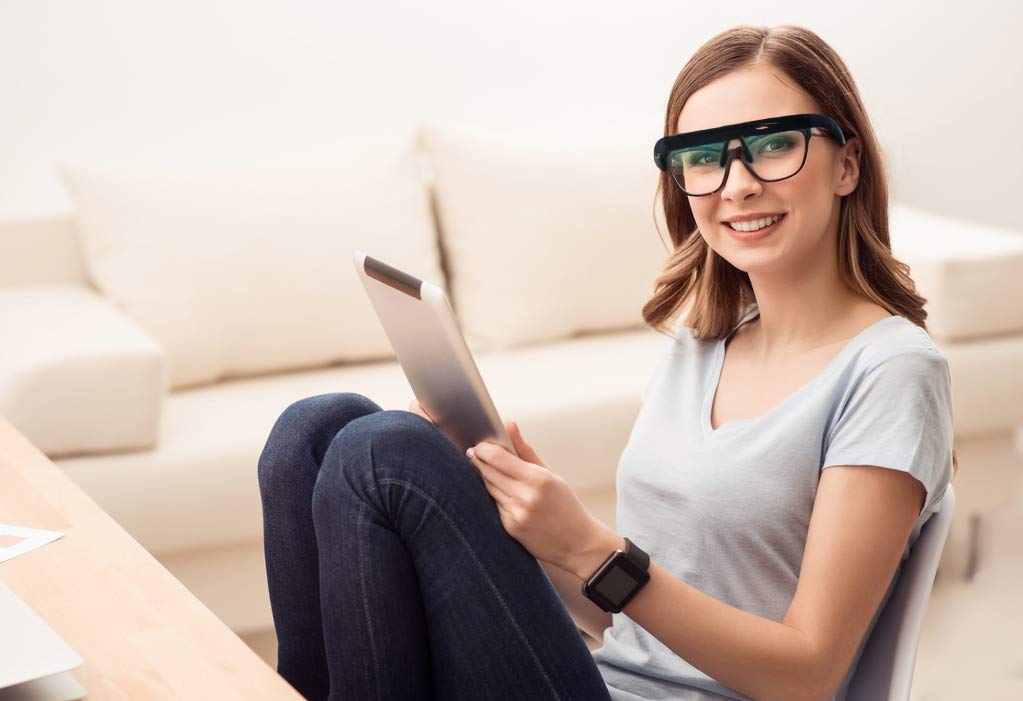 PEGASI 2 Smart Light Therapy Glasses for Sleep Improvement - Feather-Light Design, Energy Booster, Jet Lag Relief with Travel Case - Perfect for Travelers, Shift Workers & Insomnia Sufferers