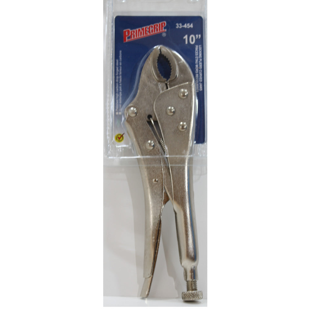 PRIMEGRIP Locking Pliers Set of 10 - Heavy Duty 33 454 Clamp Tool for DIY, Home Repair & Automotive Work - Secure Grip for Welding, Plumbing & Woodworking Projects