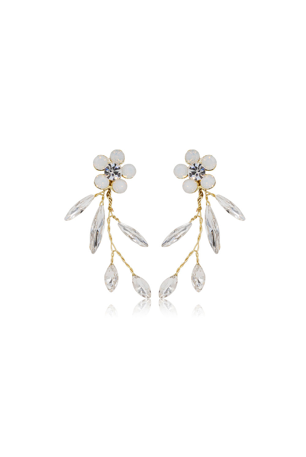 abella earrings for women - elegant gold hoop earrings, stylish and lightweight - perfect for parties, weddings, and everyday wear