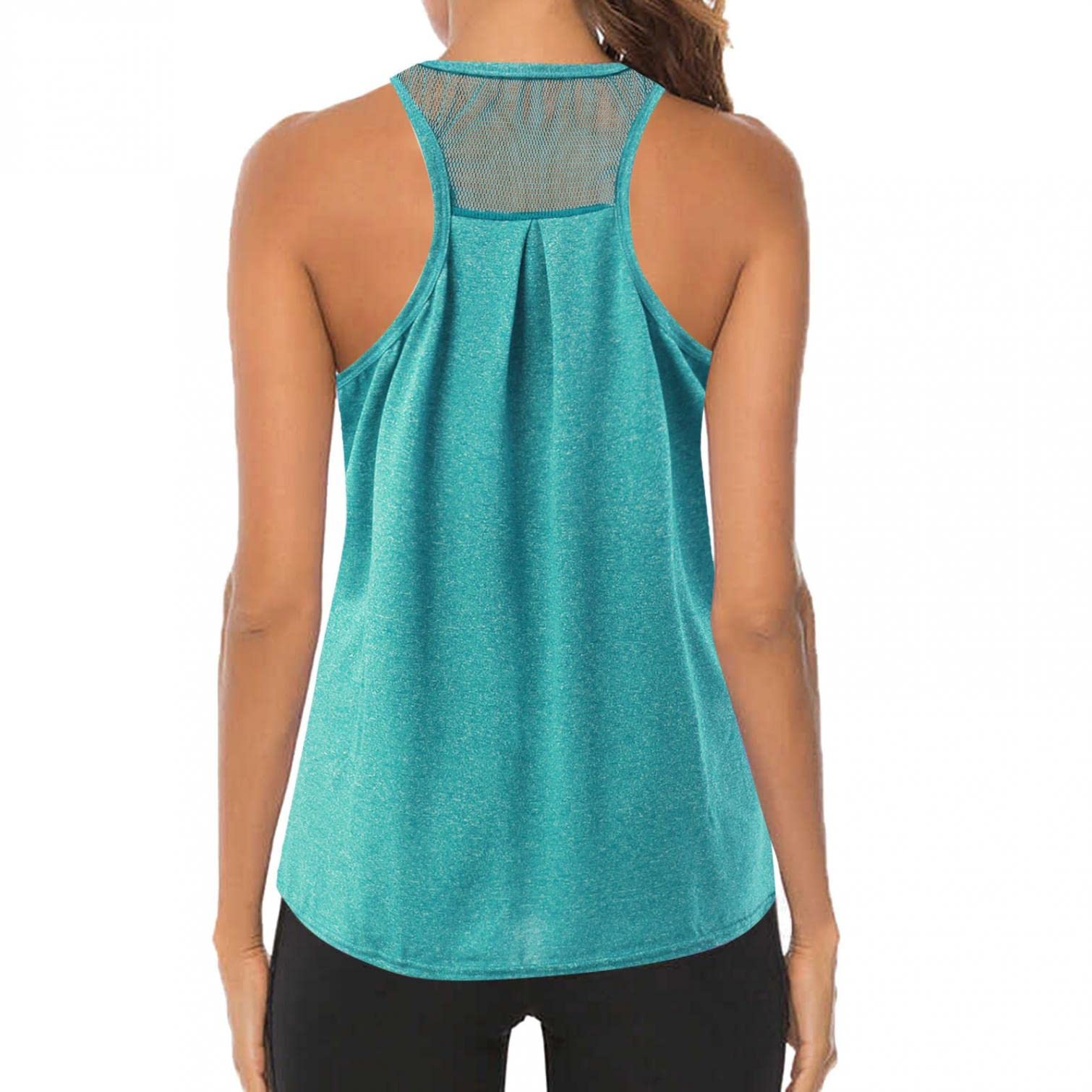 GUOBIOZIY Women's Casual & Workout Tops - Sleeveless Yoga Tank Top with Backless Design for Gym, Running, Fitness - Breathable Athletic Vest for Summer Workouts & Active Lifestyle