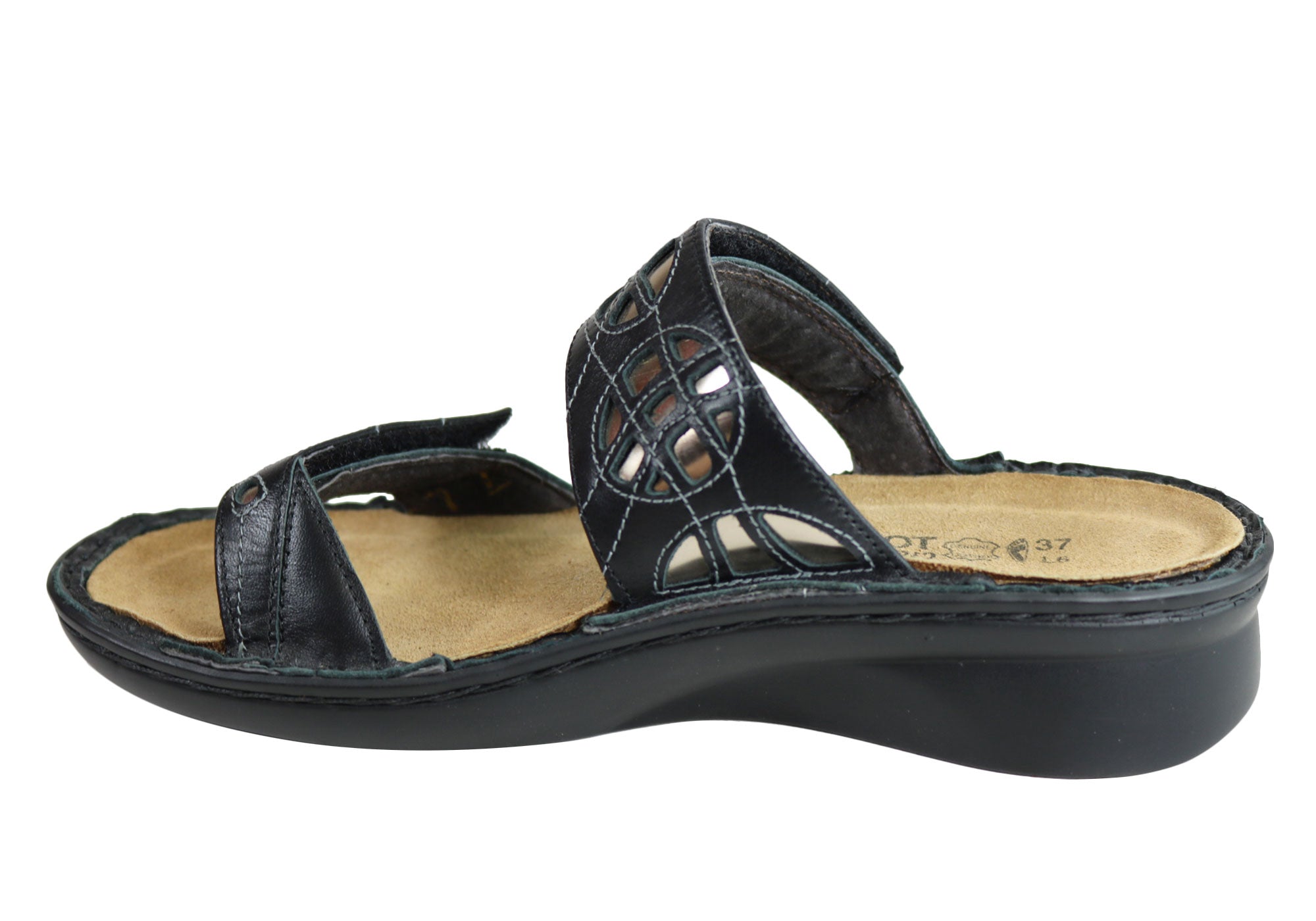 Naot Cornet Women's Comfort Wide Fit Orthotic Friendly Slide Sandals - Perfect for Walking, Travel & Summer Outfits