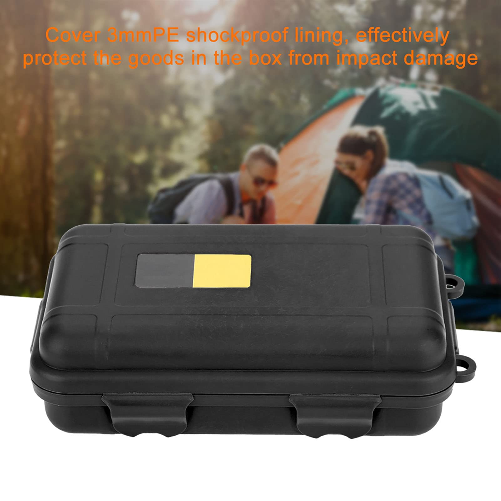 Alomejor Waterproof Dry Box - Dustproof & Pressure Resistant Survival Storage Container for Outdoor Camping, Hiking, Emergency Kits & Gear Protection