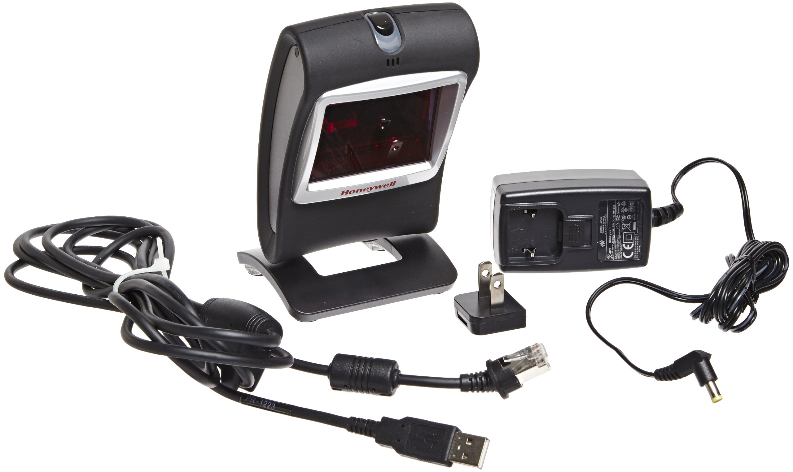 Honeywell MS7580 Genesis Barcode Scanner - Multi-Interface USB/RS232/Keyboard Wedge, 12V DC Power, 167mA, Dark Gray | Ideal for Retail Stores, Warehouses & Inventory Management