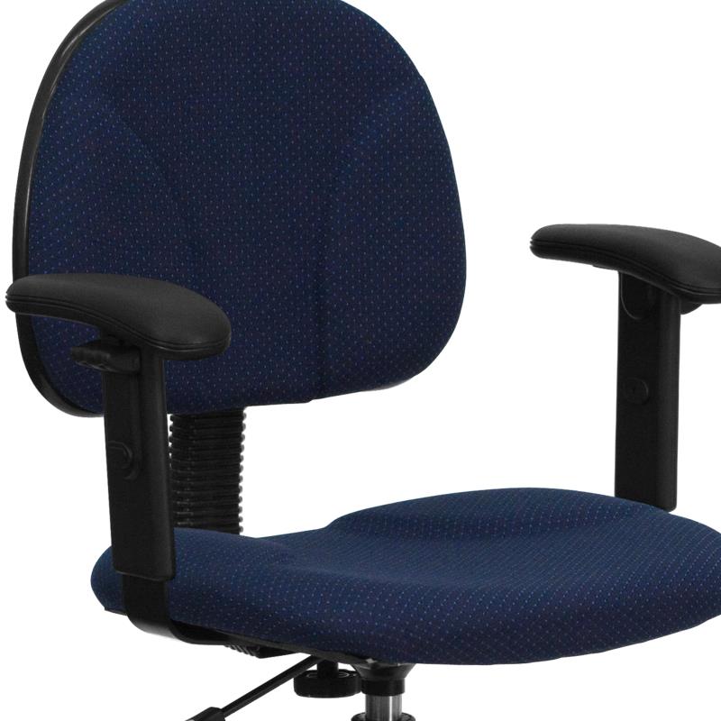 FLASH Patterned Fabric Drafting Chair BT 659 - Adjustable Height Office Chair for Artists, Architects & Designers - Ergonomic Stool for Drafting Table, Studio & Workspace