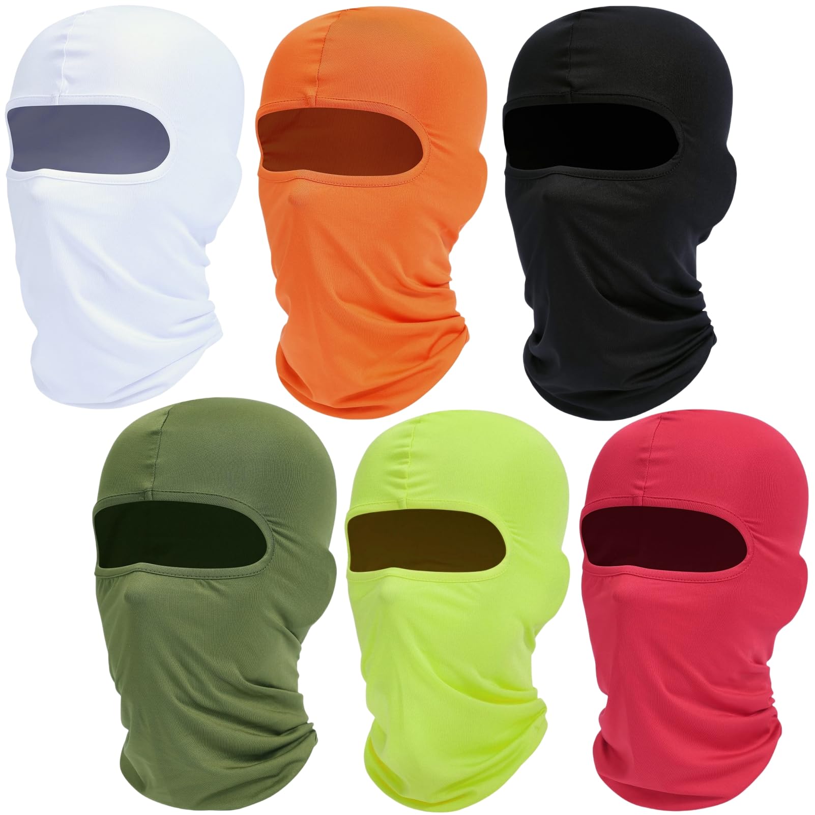 6 Pack Ski Mask Balaclava for Men & Women - Full Face Cover for Winter Sports, Sun Protection & Outdoor Activities - Cold Weather Gear for Skiing, Snowboarding & Hiking