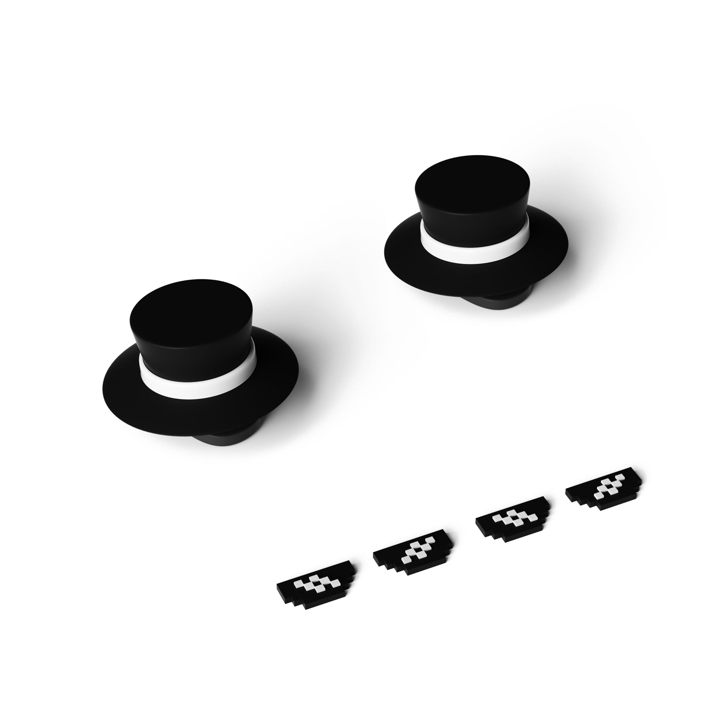 Premium Fedora Fins & Pixel Eyes for Sharkicks Pro - Enhance Your Underwater Photography & VR Gaming Experience