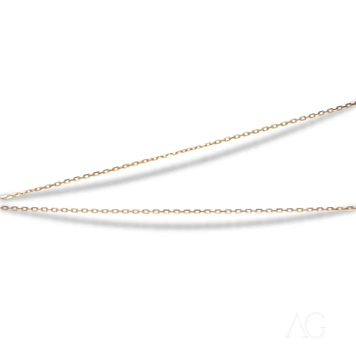 18K Gold Diamond Cut Chain for Women & Men - Elegant & Radiant Jewelry for Weddings, Parties & Everyday Wear