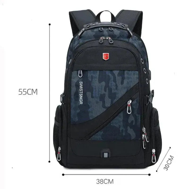 Waterproof Laptop Backpack with USB Charging Port - 17 Inch Laptop Backpack for Men & Women - Durable Travel Backpack for Work, School, College & Outdoor Adventures
