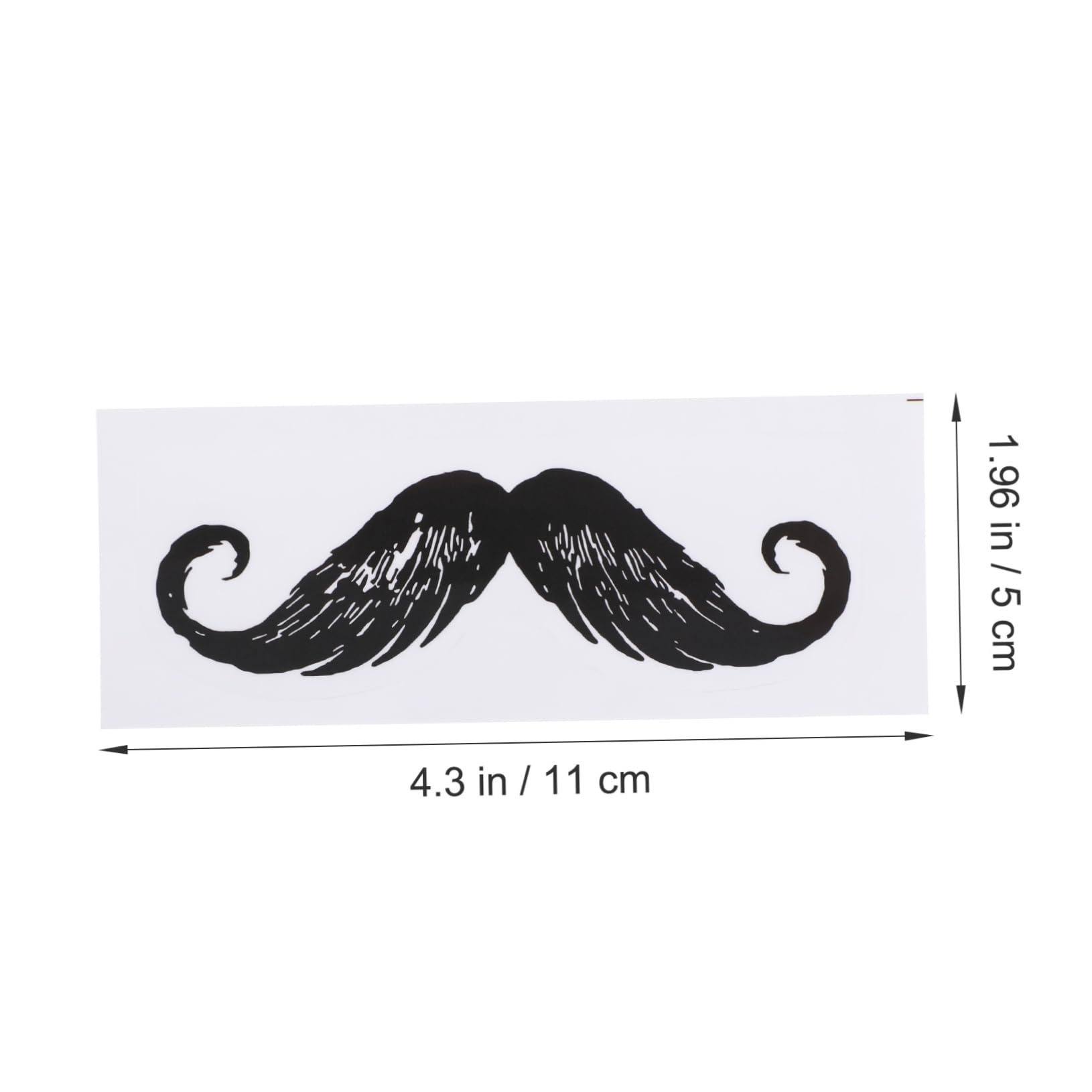 50pcs Mustache Waxing Stickers for Nose Hair Removal - Low Pain PP Material Sticker Set with Mustache Guards - No Residue & Beginner Friendly | Perfect for Home Waxing, Salon Use & DIY Hair Removal