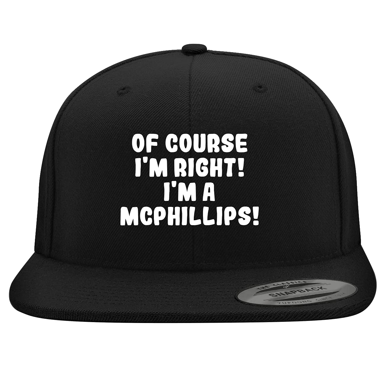 Yupoong 6089 Structured Flat Bill Snapback Hat - Embroidered Trendy Baseball Cap for Men & Women | Perfect for Sports, Streetwear Fashion & Outdoor Activities