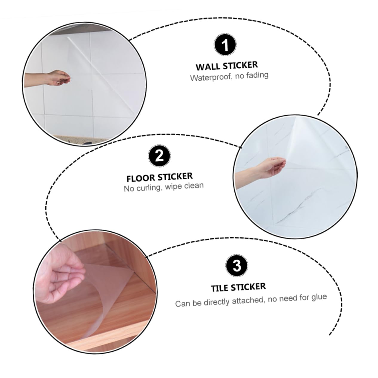 Mobestech 6 Rolls Kitchen Greaseproof Stickers - Self Adhesive Tile Stickers, Cabinet Stickers, Washable Wallpaper for Kitchen, Clear Wall Protector, Aluminum Foil Backsplash (Perfect for Countertops, Cabinets, Refrigerators & Floors)