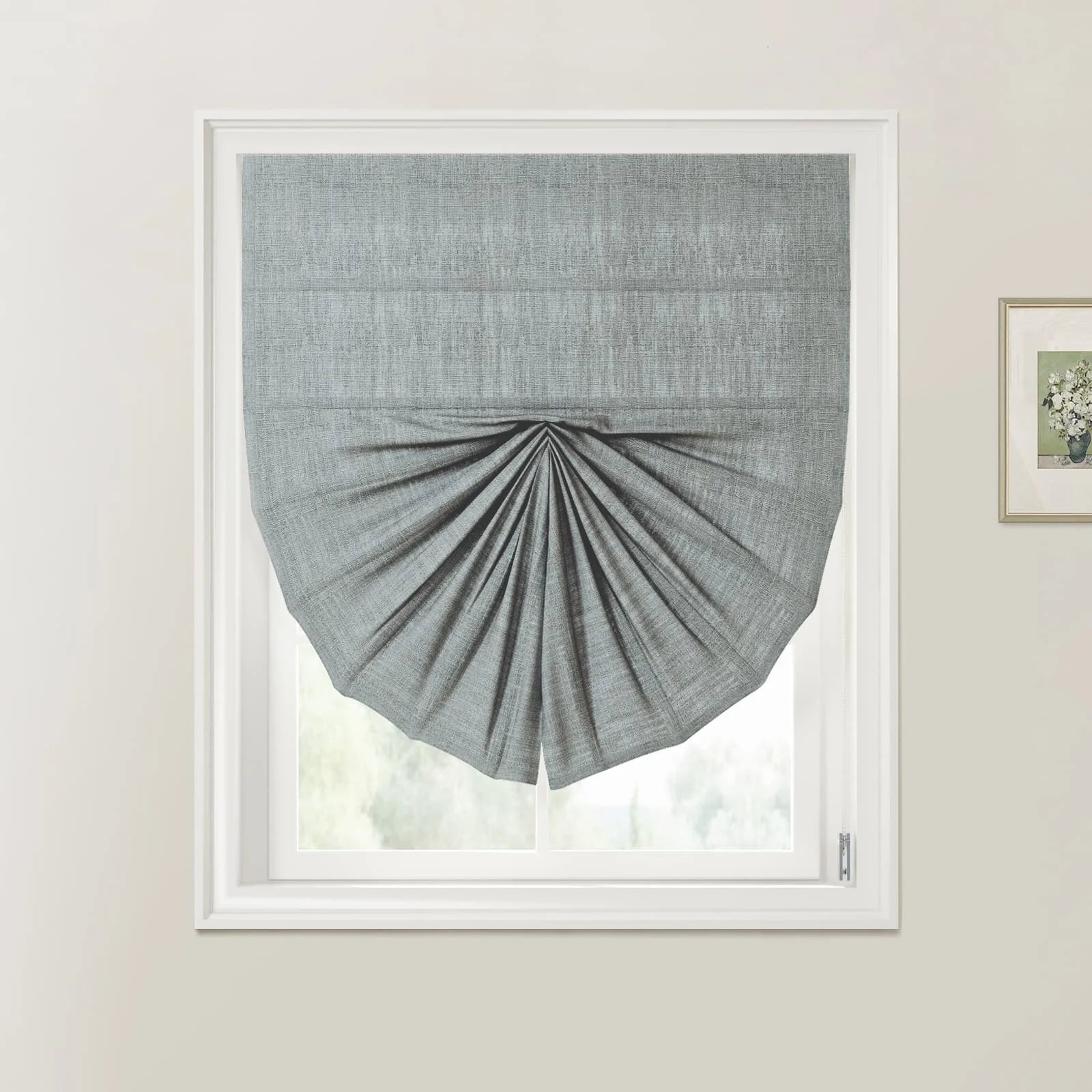 Custom Roman Shades with Cord Lift - Blackout Window Blinds for Bedroom & Living Room - Elegant Home Decor & Light Control Solution