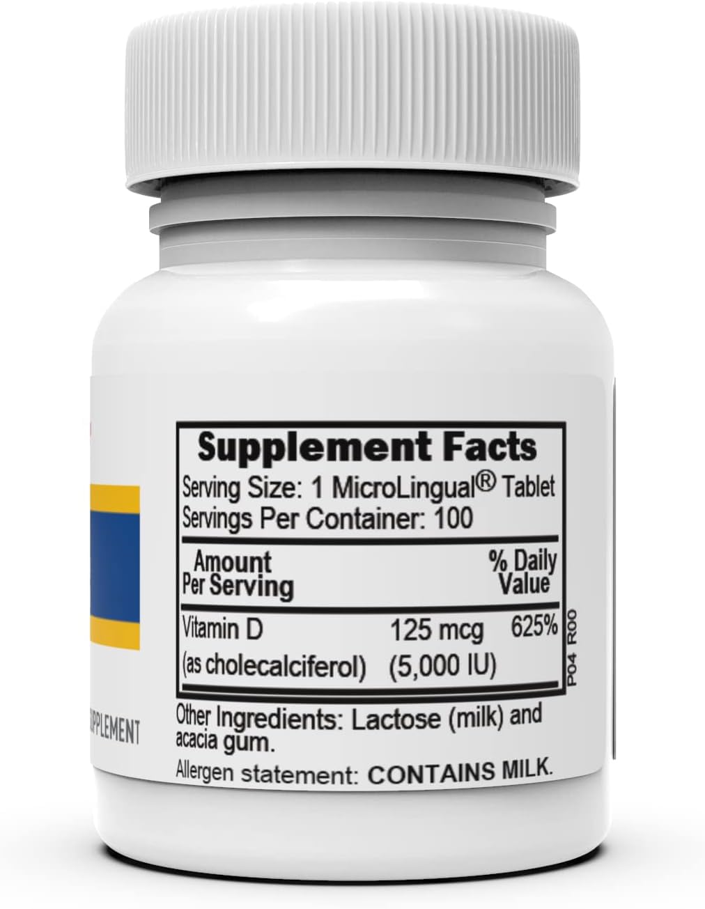 Superior Source Vitamin D3 5000 IU - Immune & Brain Support, Bone Health, Fast Dissolving Sublingual Tablets - Ideal for Bariatric Patients, Office Workers & Home Use - 100 Count