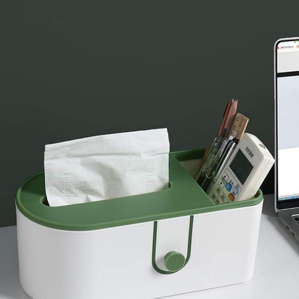 Premium Plastic Tissue Box Dispenser & Storage Container for Home, Office, and Car – Organize Facial Tissues, Napkins, and Clothes with Style | Perfect for Living Room, Bathroom, Kitchen, and Vehicle Use