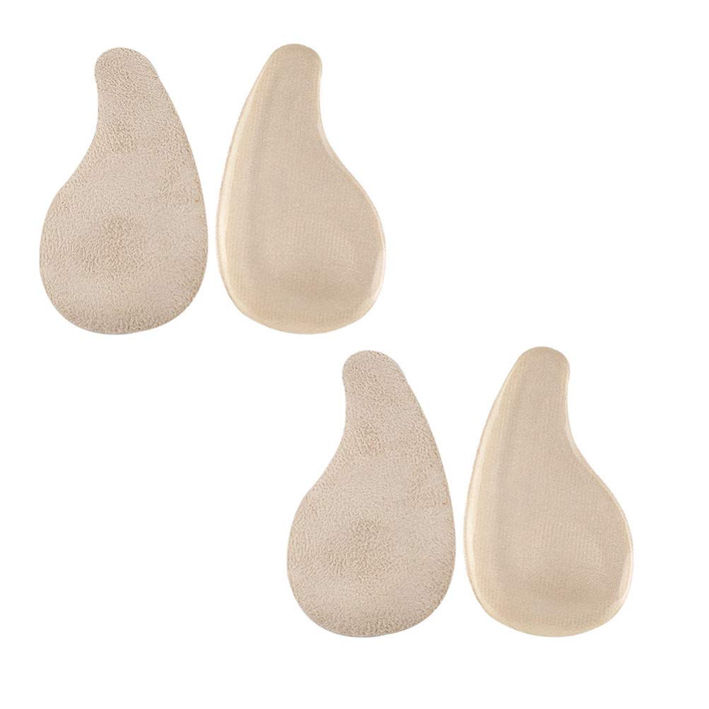 EXCEART 2 Pairs Orthopedic Heel Support Insoles for Osteoarthritis Relief - Massage & Heel Correction Inserts for Bow Legs & Foot Pain - Cushioned Shoe Insoles for Men & Women - Perfect for Running, Walking & Daily Comfort