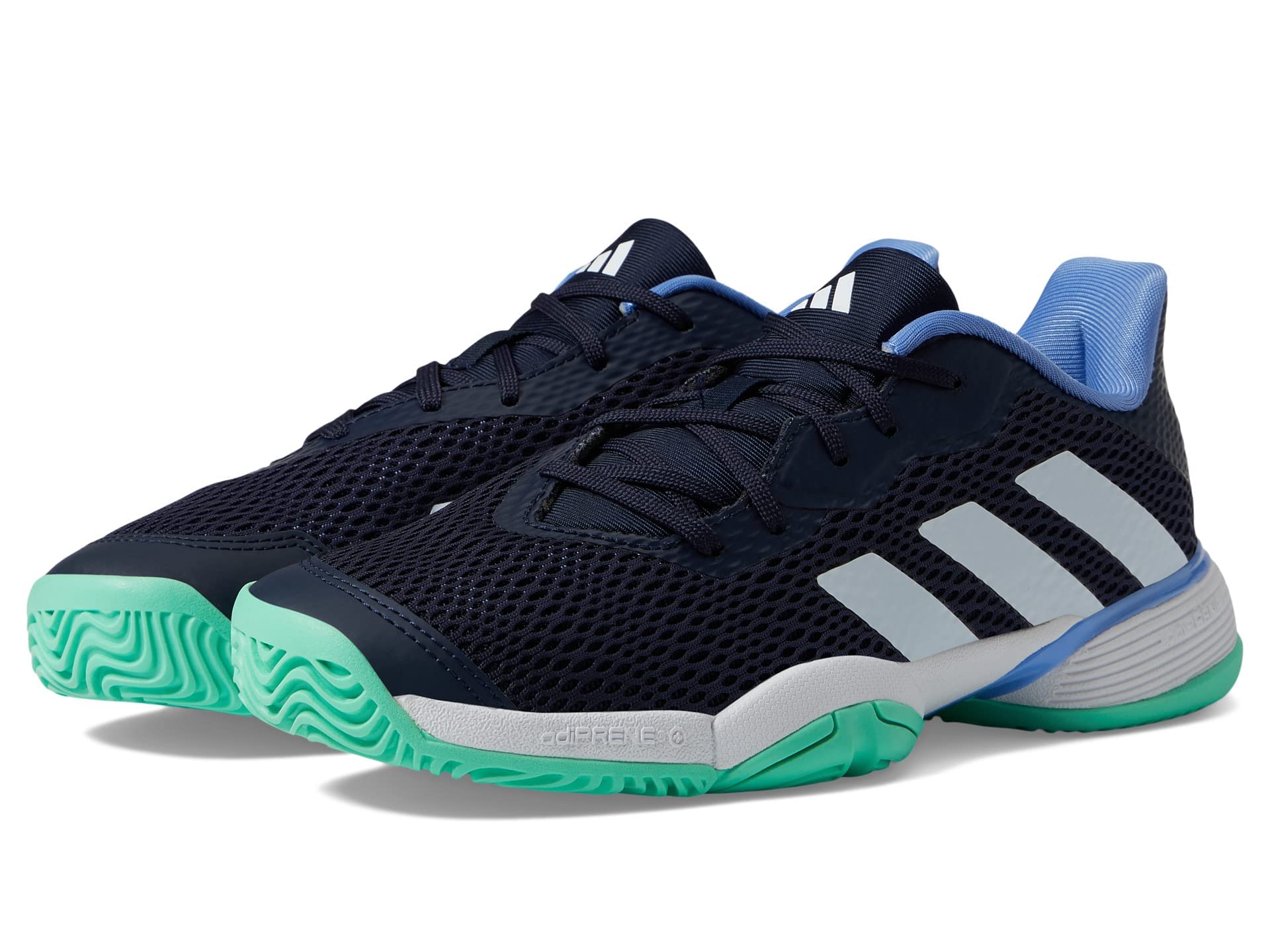 Adidas Girl's Barricade Tennis Shoes for Kids - Lightweight & Durable Sneakers for Little & Big Kids - Perfect for Court Play, School & Daily Wear