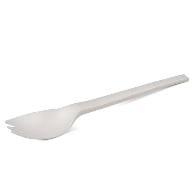 Stainless Steel Zakouski Spork - 4.8 Inch Compact Camping Utensil for Hiking, Picnics & Outdoor Dining | Durable Multi-Purpose Fork Spoon Hybrid
